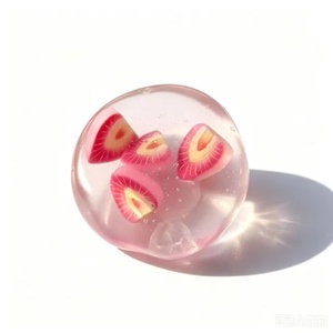 Balle à presser en TPR à l'huile de coco, jouet anti-stress souple fait main DIY, perle anti-stress à l'huile de coco - Product Image 4