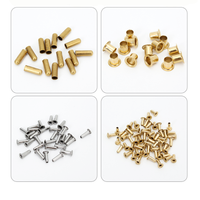 Œillets en fer métallique de haute qualité Rivet creux bricolage embellissement pour les devoirs vêtements couture vêtements œillets rivets
