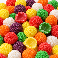 Bonbons gélifiés à la framboise Halal pour enfants, fabrication OEM personnalisée, marque privée, bonbons sucrés en vrac, fournisseur chinois