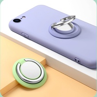 Support de téléphone magnétique adhésif en forme de soucoupe volante, support fin et léger en plastique, support de qualité cadeau