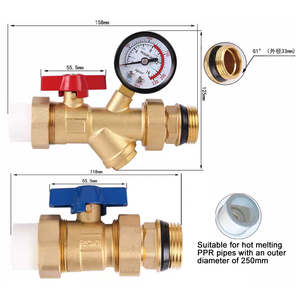 Desviador de calefacción por suelo radiante de cobre puro, diseño integrado manual e inteligente, gran caudal. - Product Image 2