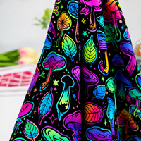 Premium Bio-Strickstoff aus Bambus-Mischgewebe, French Terry, 280 g/m², digital bedruckt, für Mädchen- und Jungen-Hoodies und Sweatshirts