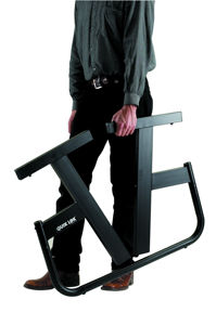 QUIK LOK M/91 Single-Tier Keyboard Stand 66.5-91.5 cm Height Adjustable All-Steel 10.5 Kg Black <b>Musical</b> <b>Instrument</b> Accessory - Product Image 3