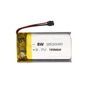 Бренд Bw 352030 3,7 В 195 мАч литий-ионный аккумулятор, самый маленький Липо-аккумулятор, Ультратонкий литий-полимерный аккумулятор - Product Image 1