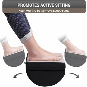 Kingworth 2 pièces réglable demi-lune repose-pieds ergonomique <span class=keywords><strong>coussin</strong></span> en mousse à mémoire de forme <span class=keywords><strong>pour</strong></span> <span class=keywords><strong>dormir</strong></span>, soins infirmiers, hôtel, pied de bureau sain - Product Image 5