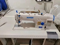 Machine à coudre industrielle à point droit automatique Zoyer ZY9000-D4S, machine à coudre industrielle à point droit