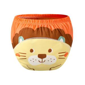 Pantalon d'entraînement en coton absorbant pour bébés filles garçons résistant à l'eau <span class=keywords><strong>lavable</strong></span> dessin animé impression soins anneau d'apprentissage <span class=keywords><strong>couche</strong></span> en tissu - Product Image 4