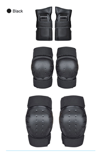 Juego de 6 Protectores para Ciclismo y Patinaje, Rodilleras, Coderas, Muñequeras y Protectores de Palma para Adultos y Niños - Product Image 5