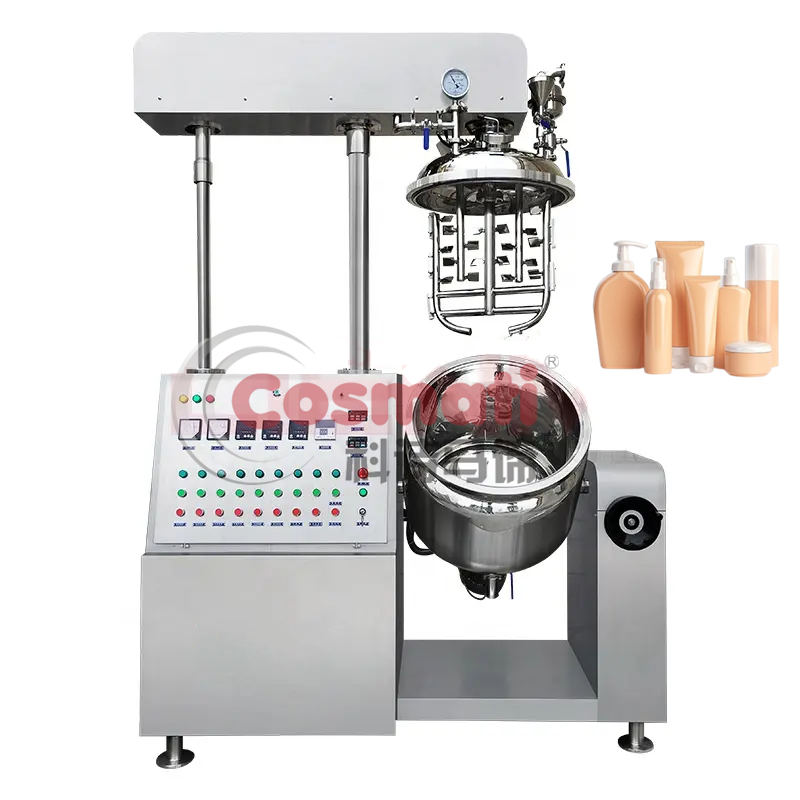 Гомогенизирующий эмульгатор для косметического крема, аппарат для производства детского лосьона, вакуумный гомогенизатор с высоким сдвигом, аппарат для смешивания