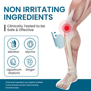 KOYO pereda nyeri lutut, stiker pereda nyeri lutut Herbal Tiongkok tradisional tahan lama dan pita perekat untuk nyeri sendi - Product Image 5