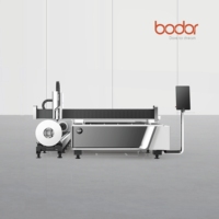 Machine de découpe laser à fibre CNC série A-T avec refroidissement par eau pour la découpe de tuyaux et de plaques métalliques, compatible AI/DWG/BMP