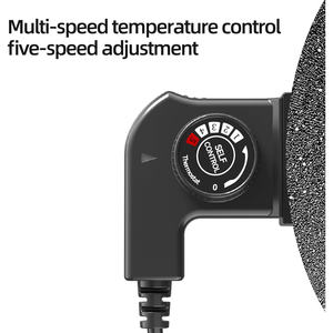 Parrilla Eléctrica con Placa Antiadherente de PTFE para Arroz, Trigo y Barbacoa, Multifuncional, sin Humo, Teppanyaki para Uso Doméstico, EE. UU. - Product Image 4