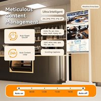 Kiosque numérique sur pied Canlarriz de 43 pouces avec CMS Android pour les magasins de détail et les restaurants