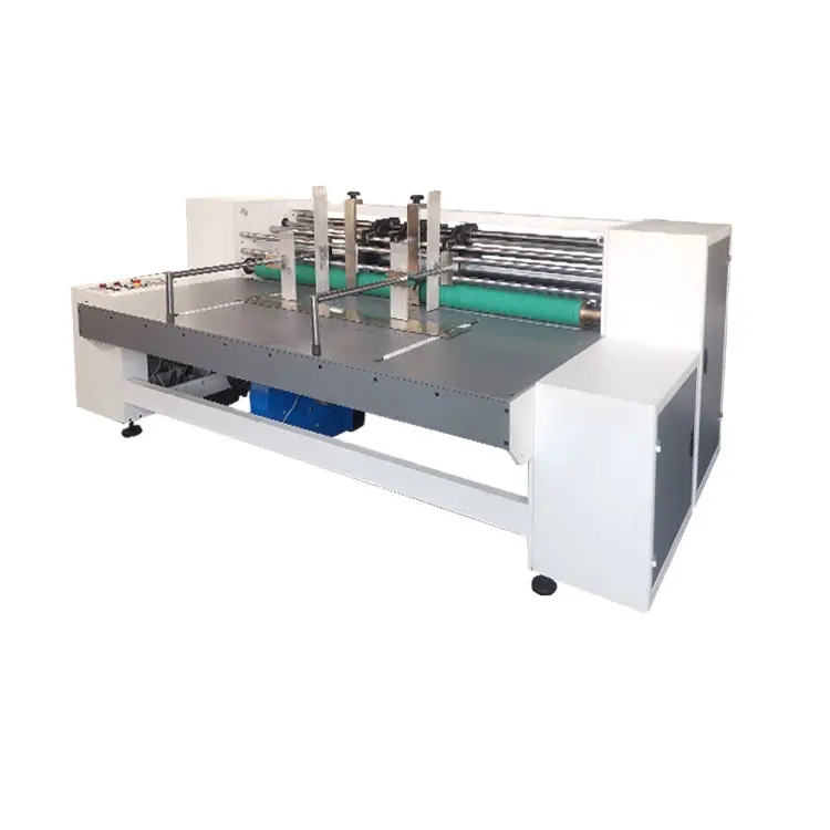 Máquina ranuradora rotativa de alimentador automático para máquina de fabricación de cajas de cartón/máquina ranuradora rotativa de cajas corrugadas