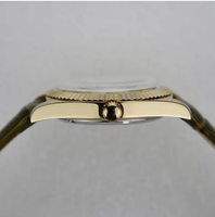 Montre analogique pour femme avec boîtier en acier inoxydable 316L de 38 mm, affichage analogique, logo personnalisé, bracelet de 20 mm, pour styles sport, luxe et antique