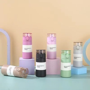 Mini Pocket Vacuum Insulated Stainless Steel <b>Straw</b> Cup Pop-up Lid Portable Straight Body Design Customizable Logo Gift Cup - Product Image 3