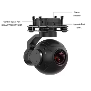 2024 SIYI ZR10 2K 4MP 30X hibrid Zoom Gimbal Video kamera ile HDR Starlight gece görüş 3-Axis sabitleyici - Product Image 3