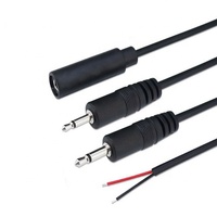Câble stéréo avec Mini Jack 2.5mm 3.5mm TRRS, en acier inoxydable, mâle et femelle