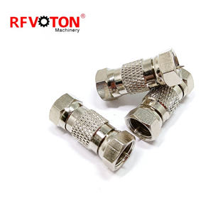 סיטונאי F זכר זכר לשדל מחבר 75 אוהם F סוג RG6 קואקסיאלי כבל מתאם כבל מאריך מצמד עבור טלוויזיה אנטנה - Product Image 6