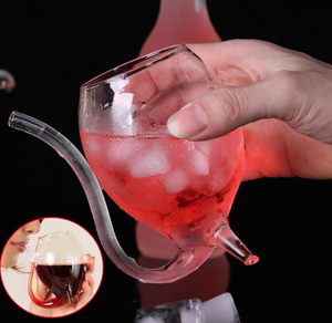 Pailles en plastique Vampire, verres à cocktail en gros pour décorations de fête d'Halloween, tasses à mocktail sanglantes avec couvercles - Product Image 3