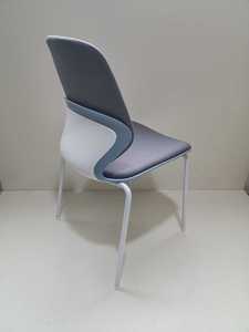 Plastic Office Adjustable Swivel Lab Staff Task <b>Stool</b> Seating Training Meeting Room Conference Chair with Seat Cushion <b>Wheel</b> - Product Image 3