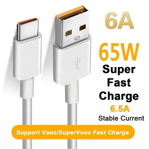Cáp Dữ Liệu Sạc Nhanh Farsince 6a Type C 65W 66W <span class=keywords><strong>USB</strong></span> 6a Dây Dữ Liệu Cho Huawei Super Sạc Oppo Super Vooc Cáp - Product Image 2