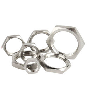 Chất lượng cao 304 thép không gỉ mỏng <span class=keywords><strong>Hex</strong></span> <span class=keywords><strong>Nut</strong></span> tốt chủ đề mỏng vít cap Imperial Ống chủ đề khóa <span class=keywords><strong>Nut</strong></span> mỏng hình lục giác <span class=keywords><strong>NUT</strong></span> - Product Image 2