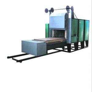 Silica sol shell trolley-type electric roasting furnace for investment precision casting equipment