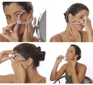 Herramienta de depilación para enhebrar cejas, depiladora, depiladora facial <span class=keywords><strong>con</strong></span> caja - Product Image 3