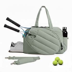 Bolsa de Tenis Acolchada Versátil con Compartimento para Zapatos, Bolsa de Viaje Ligera de Nailon para Gimnasio y Fin de Semana, OEM - Product Image 1