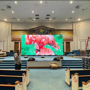 لوحة عرض LED داخلية على قمة الضيافة 4 مجموعات 2500X1500MM 8.2Ftx4.92Ft P2.5MM مثبتة على الحائط في كندا - Product Image 1