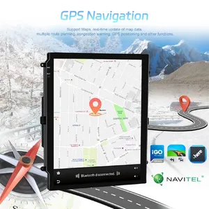 9.7 Inch Phong Cách Cho Peugeot 407 1 2004 - 2010 <span class=keywords><strong>Android</strong></span> Đài Phát Thanh Xe Wifi 4G Stereo GPS Navigation Đa Phương Tiện Video Player DVD - Product Image 5