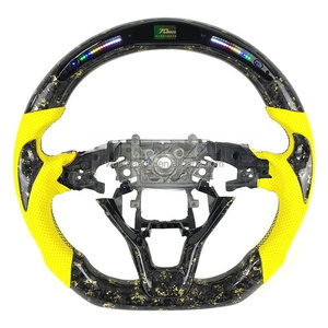 Volante a LED in fibra di carbonio forgiato personalizzato per volante a 2018 2022 <span class=keywords><strong>Honda</strong></span> Accord 10th odissea - Product Image 3