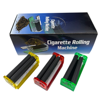 Fabricant de cigarettes manuel portable en plastique 70MM petit rouleau de cigarettes à bas prix