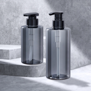 300Ml 500Ml Chai Nhựa Cho Khách Sạn Rỗng Tùy Chỉnh Màu Đen Dầu Gội Đầu Và Điều Hòa Chai Bé Bọt Kem Dưỡng Da Độc Đáo Chai - Product Image 6
