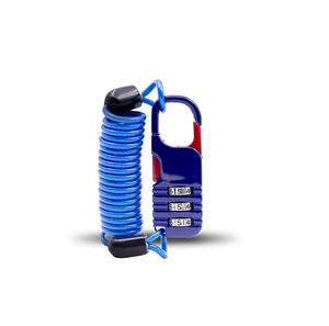 Serrure polyvalente à câble métallique haute sécurité 3 chiffres combinaison vélo moto casque <span class=keywords><strong>pliant</strong></span> serrure de vélo - Product Image 6