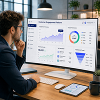 Développement de plateforme d'engagement client pour le marketing personnalisé, l'analyse des données client, la fidélisation et le messagage automatisé
