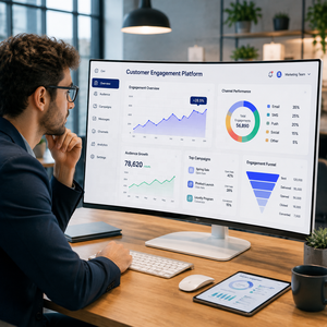 Développement de plateforme d'engagement client pour le marketing personnalisé, l'analyse des données client, la fidélisation et le messagage automatisé - Product Image 1