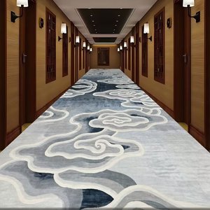 Modern Style Custom Floor Mat Superior Hotel Corridor Non-<strong>Slip</strong> Absorbent Sound Corrugated Runner Rug - Product Image 4