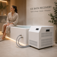 Refroidisseur pour bain de glace et bain froid 1/2 CV, pour sauna extérieur et baril de bain froid, refroidisseur d'eau pour douche