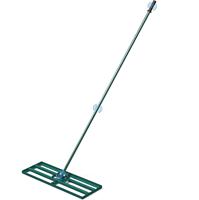Râteau de Jardin Robuste et Ergonomique pour Niveler les Terrains – Idéal pour Jardin, Cour, Terrains de Golf, Ferme, Pâturages – Niveleur de Pelouse en Acier