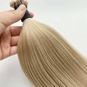 Vente en gros 2025 Haiyi  Look plat de génie, les mèches peuvent être superposées, mélangées et superposées pour des résultats impeccables # Couleur du piano M18/613 - Product Image 5