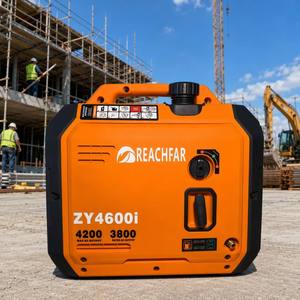 Générateur double 4000W à démarrage à distance, silencieux, portable, à essence, à onde sinusoïdale pure pour la sauvegarde domestique 004-007, fonctionnement silencieux, conforme aux normes anti-bruit UE - Product Image 1