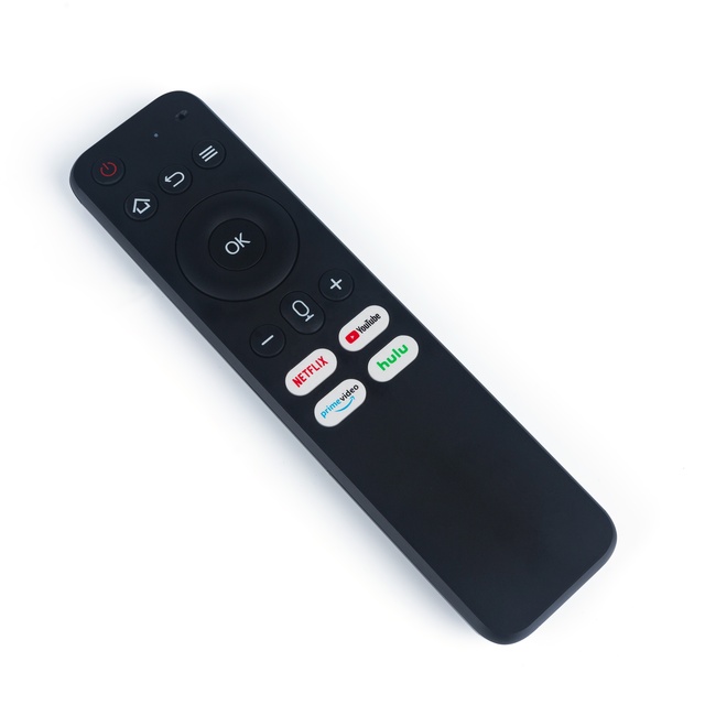 Smart Universal Black Color 16 Buttons 2.4Ghz Wireless Connection Voice Remote Control OEM ODM Factory ABS Mould of Plastic