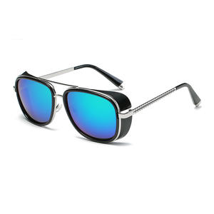 <span class=keywords><strong>Gafas</strong></span> de Sol YTSSYC61 <span class=keywords><strong>Estilo</strong></span> Vuelo de Tony Stark para Hombre, Retro, con Logotipo Cuadrado de <span class=keywords><strong>Iron</strong></span> <span class=keywords><strong>Man</strong></span>, Transparentes, Modernas, para Hombre Mayor - Product Image 6