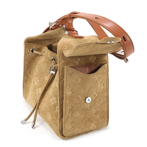 Bolso de Hombro Cruzado de Ante para Mujer con Cordón, Bolso de Mano de Moda para Uso Diario - Product Image 4
