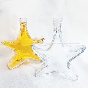 Elegante diseño <span class=keywords><strong>de</strong></span> <span class=keywords><strong>estrella</strong></span> 200ml 750ml Botella <span class=keywords><strong>de</strong></span> vidrio para whisky Spirits Luck Star Botellas <span class=keywords><strong>de</strong></span> licor con tapones - Product Image 4