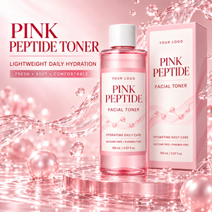 โทนเนอร์หน้าใสสูตรกุหลาบเกาหลี PDRN ไนอะซินาไมด์ เปปไทด์ สีชมพู สำหรับผิวกระจ่างใส ชุ่มชื้น และต่อต้านริ้วรอย - Product Image 1