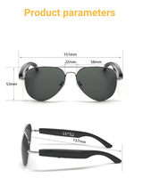 Meilleure Vente 2026 F18 Lunettes Intelligentes de Traduction IA Nouveaux Écouteurs Portables Intelligents à Traduction Multilingue en Temps Réel pour l'Écoute