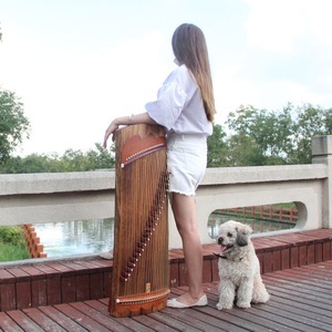 โรงงานขายส่ง กู่เจิงขนาดเล็กพกพาแบบคละรุ่น สำหรับฝึกซ้อม เหมาะสำหรับร้านขายเครื่องดนตรีและศูนย์ฝึกอบรม ขายส่ง - Product Image 3